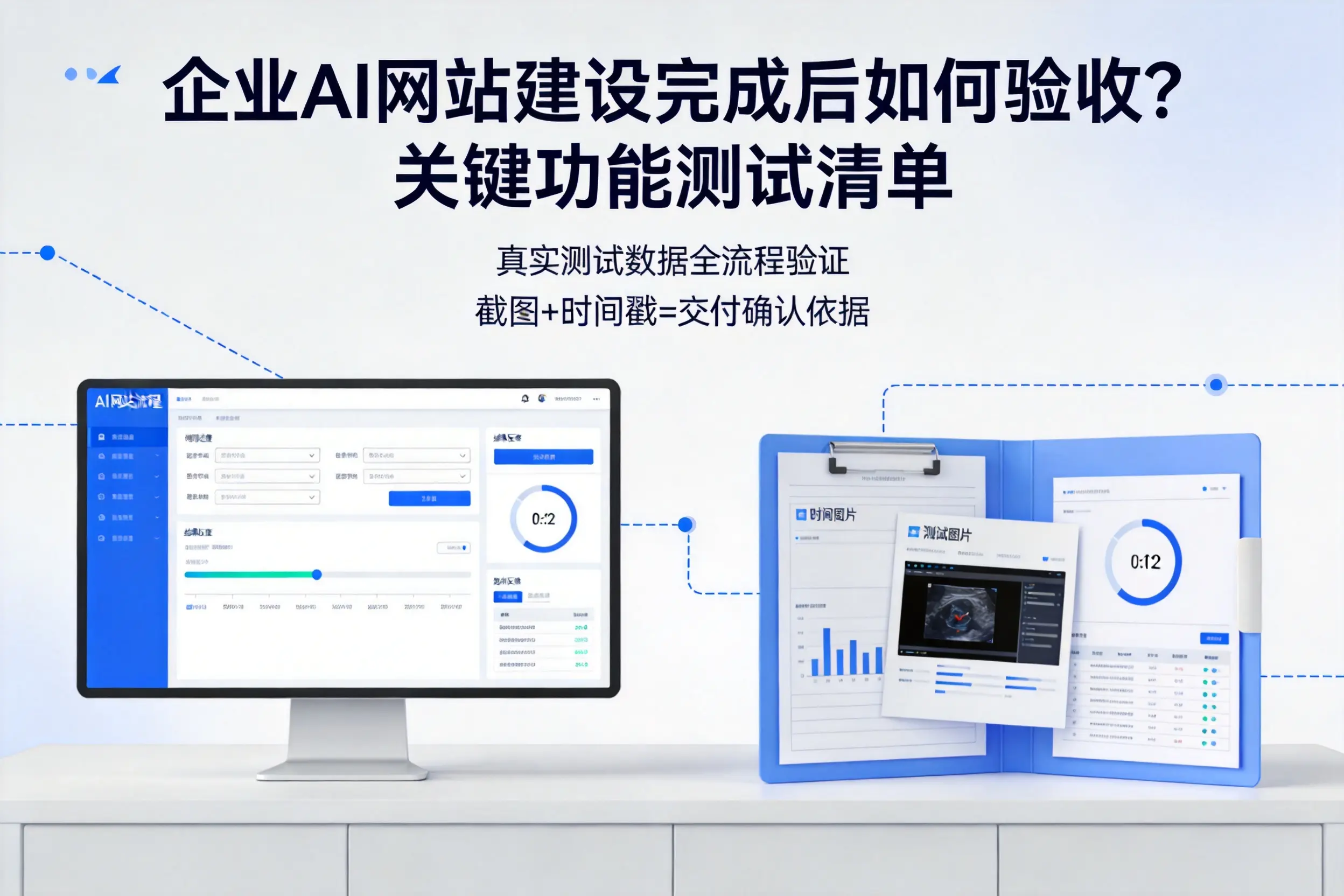 南平企业AI网站建设完成后如何验收？关键功能测试清单