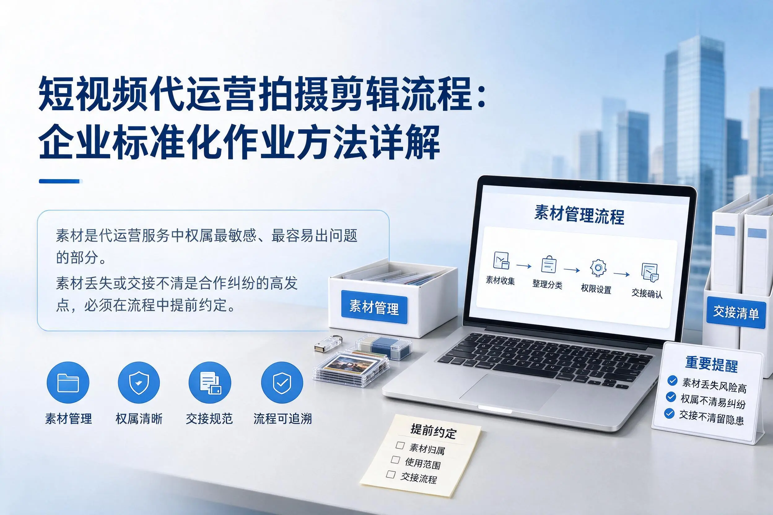 短视频代运营拍摄剪辑流程:南平企业标准化作业方法详解