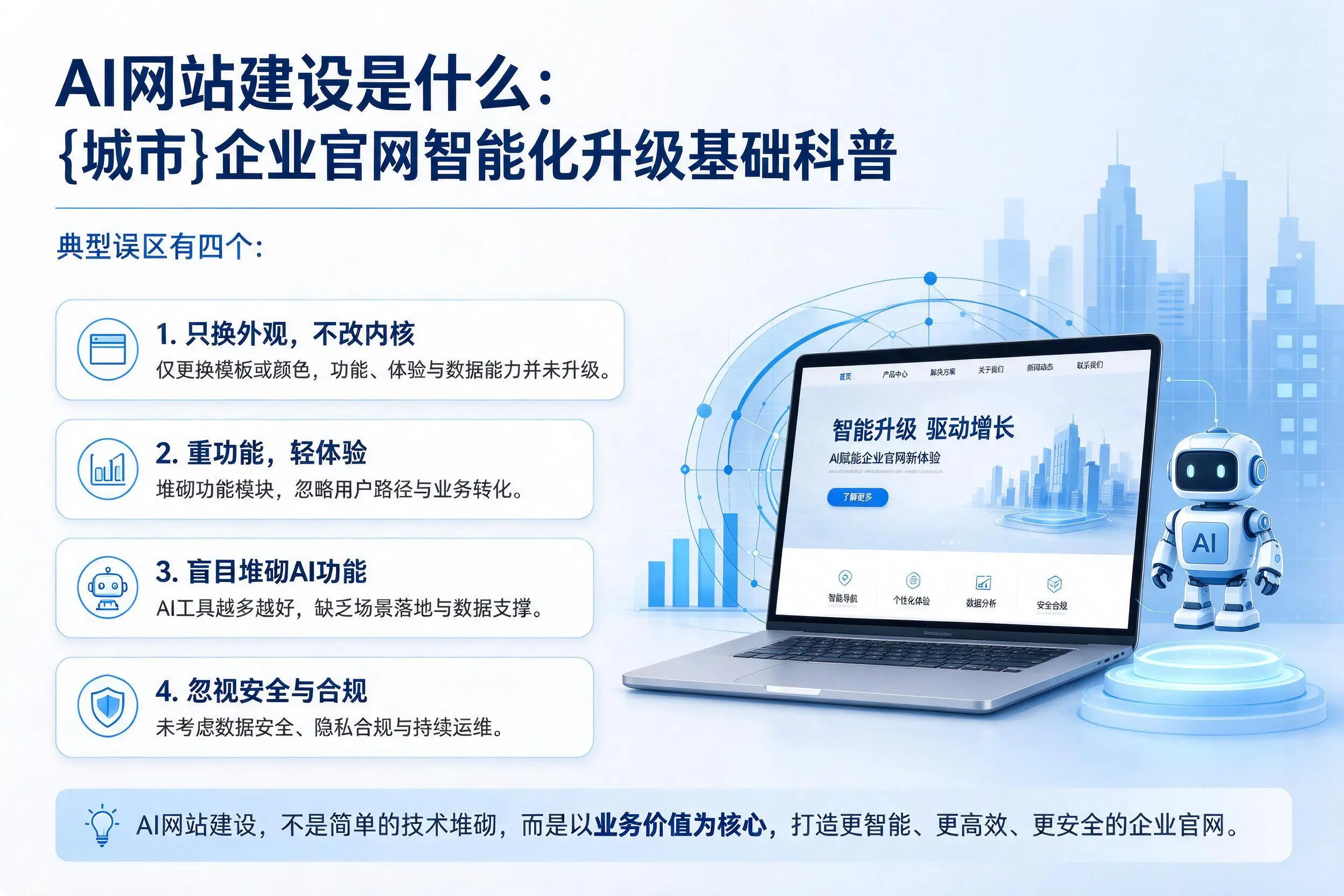 AI网站建设是什么：南平企业官网智能化升级基础科普