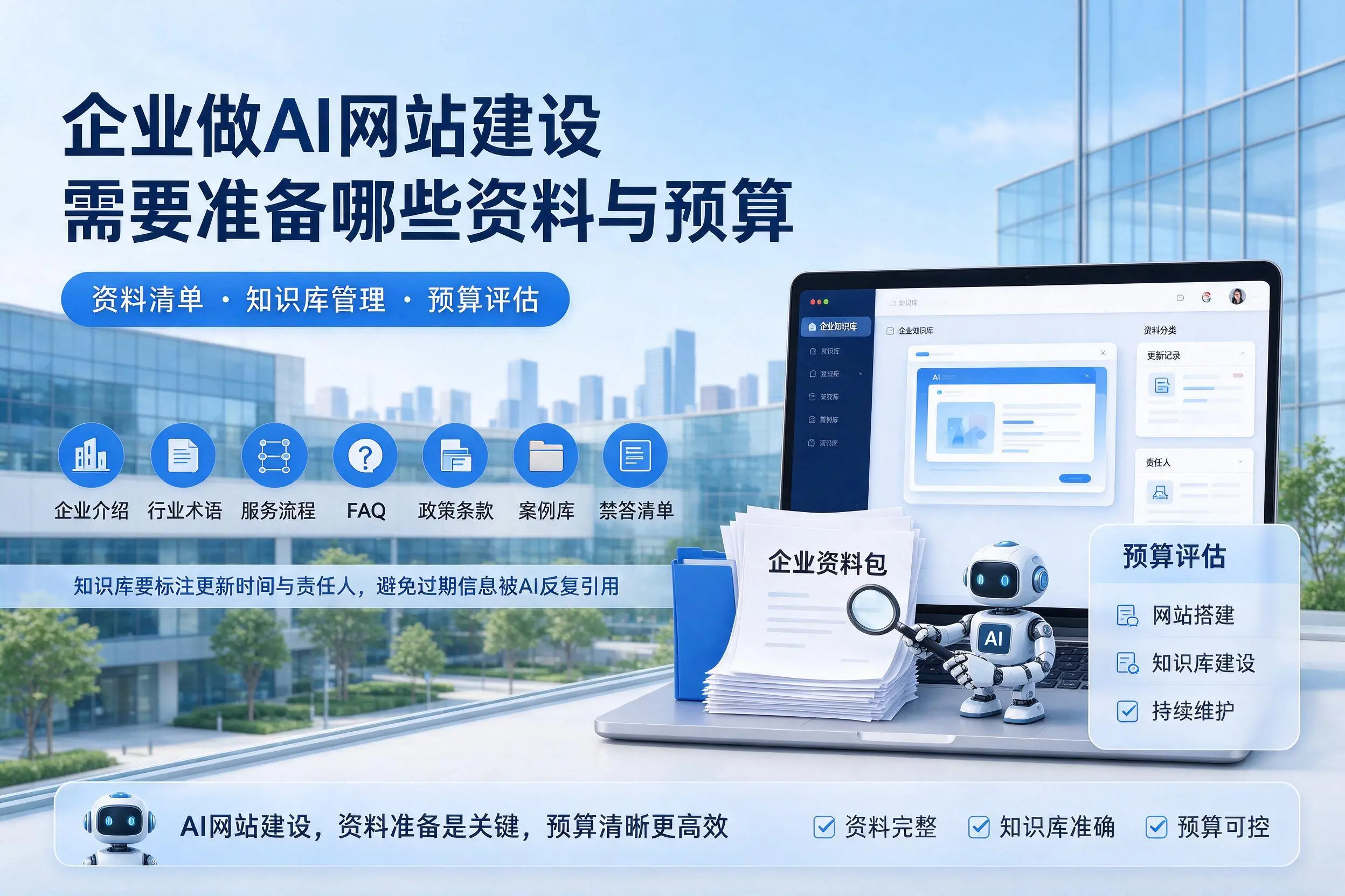 南平企业做AI网站建设需要准备哪些资料与预算